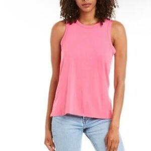 J crew Women's Pink Sleeveless open back Top size2x